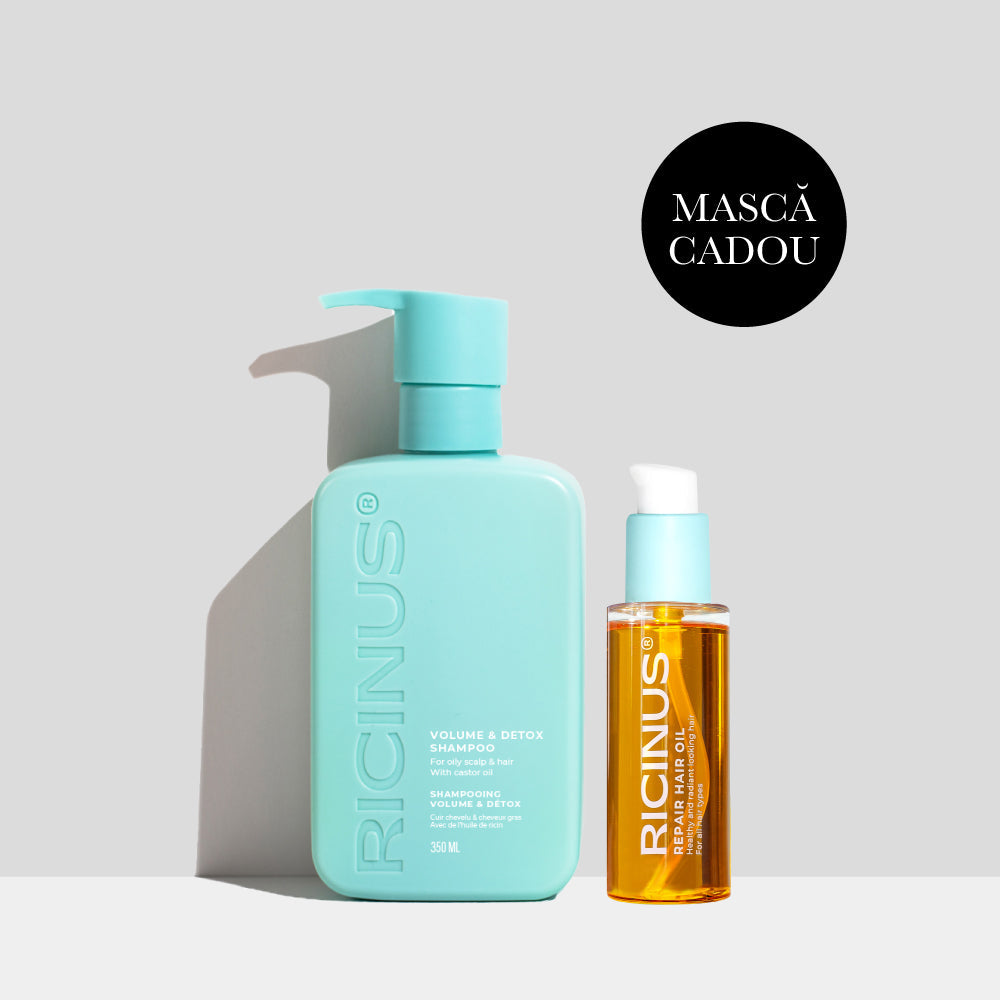 Sampon Volume and DeTox + Ulei tratament